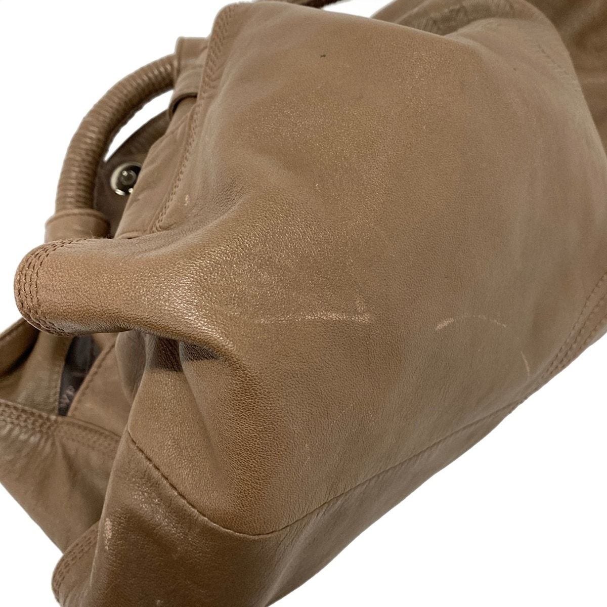 Loewe Handbag Nappa Aire Dark Brown Leather — view 6