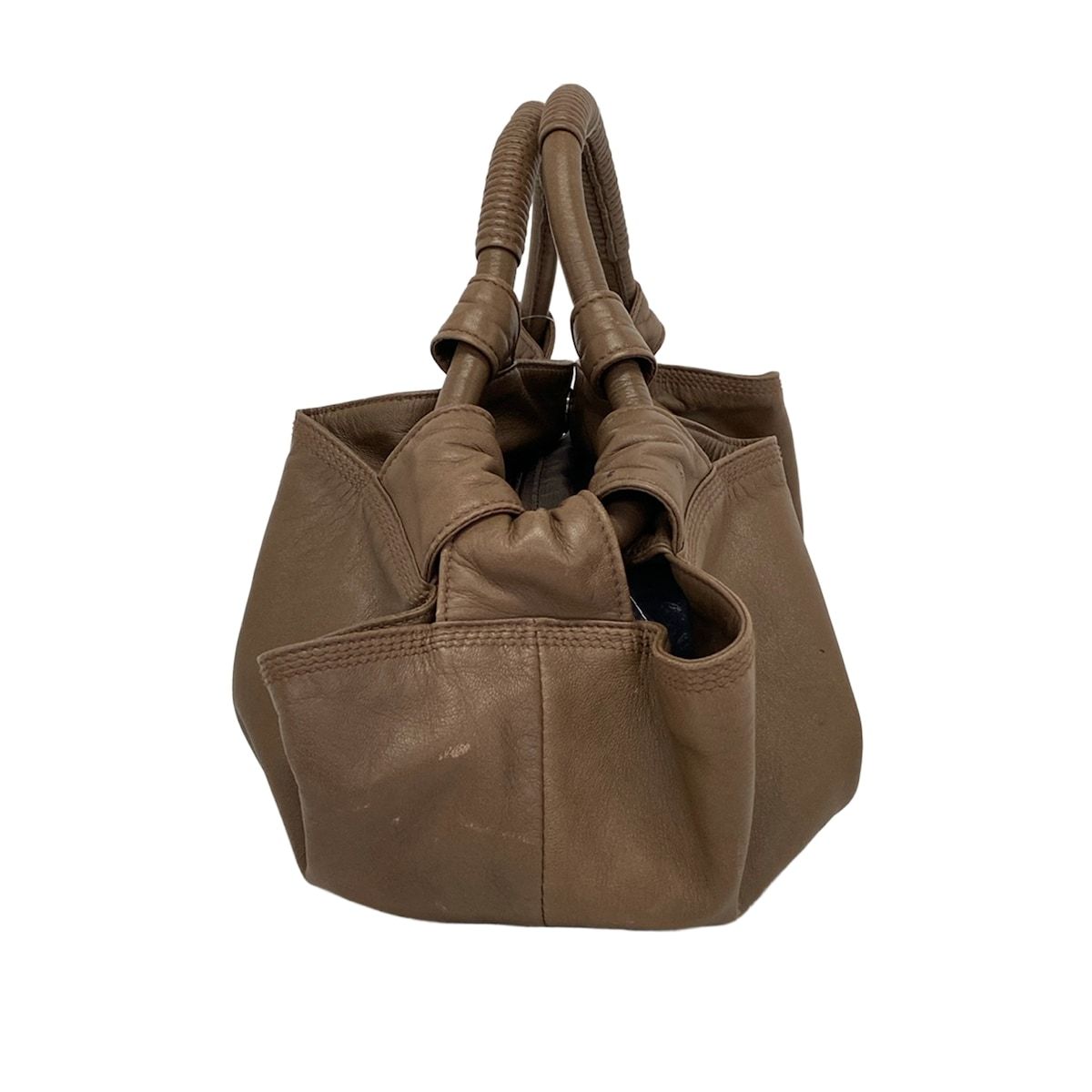 Loewe Handbag Nappa Aire Dark Brown Leather — view 2