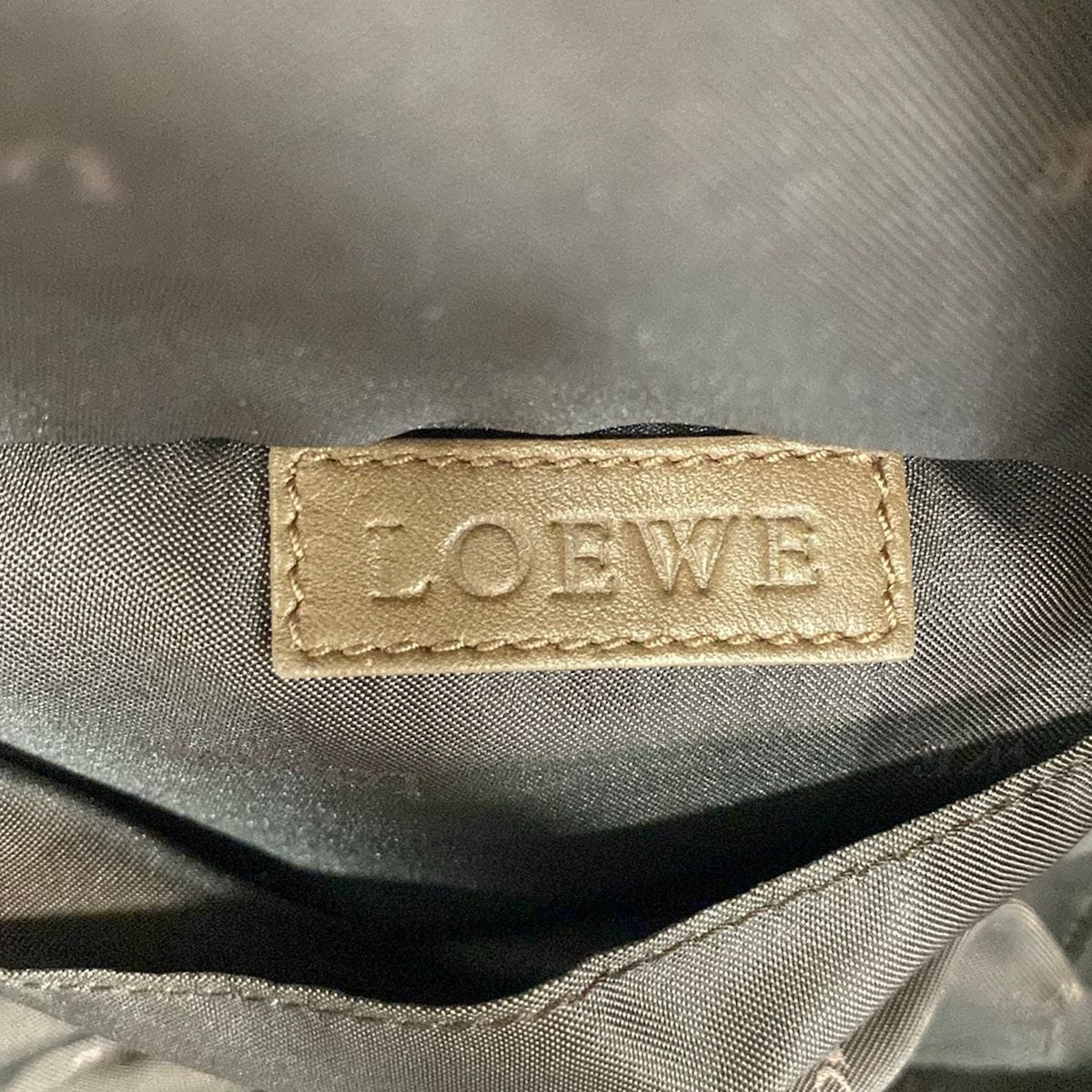 Loewe Handbag Nappa Aire Dark Brown Leather — view 8