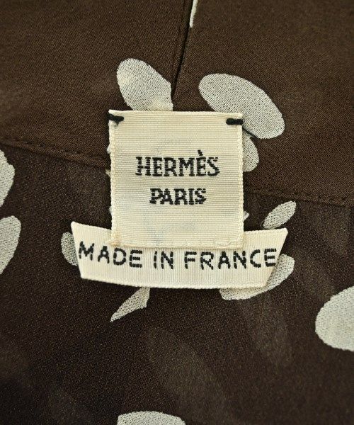 Hermes Blouses Brown Blouse — view 3