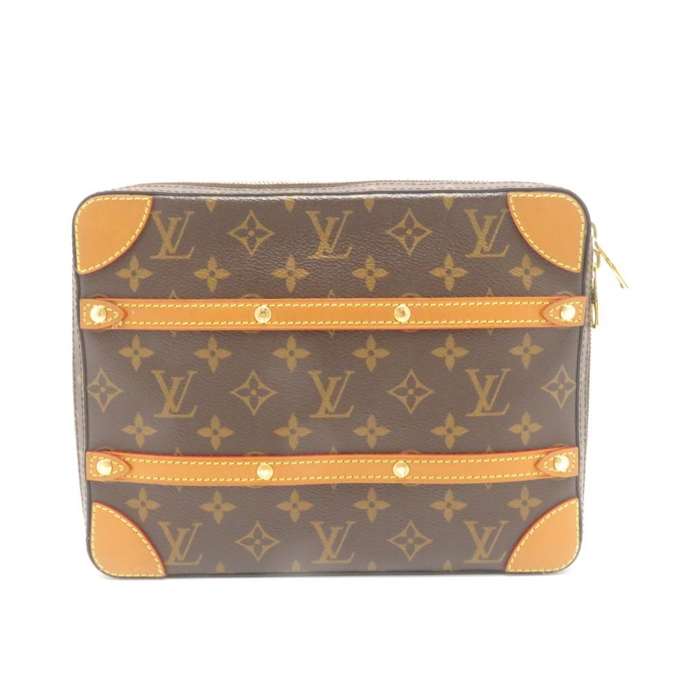 Louis Vuitton Soft Trunk Messenger PM Monogram Shoulder Bag Canvas