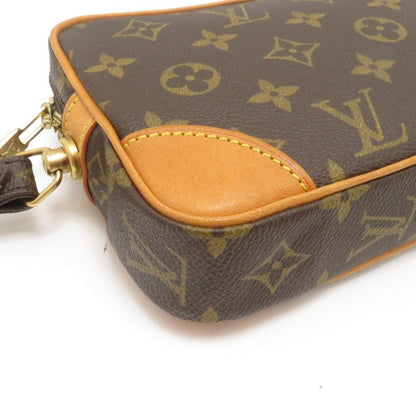 Louis Vuitton Marly Dragonne PM Monogram Handbag Canvas Brown — view 5