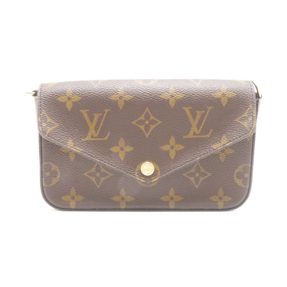 Louis Vuitton Multi Pochette Felicie Monogram Khaki Shoulder Bag Canvas