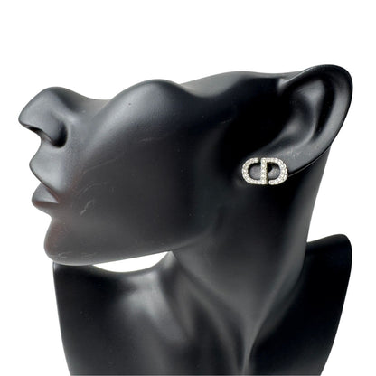 Dior Stud Single Earrings Rhinestone — view 5