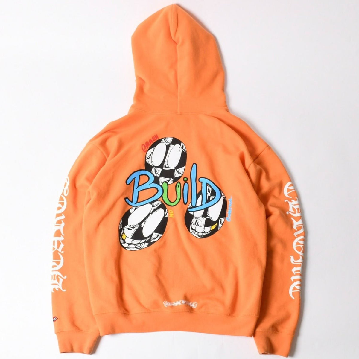 Chrome Hearts Matty Boy Sweatshirt Hoodie Orange Multicolor — view 2