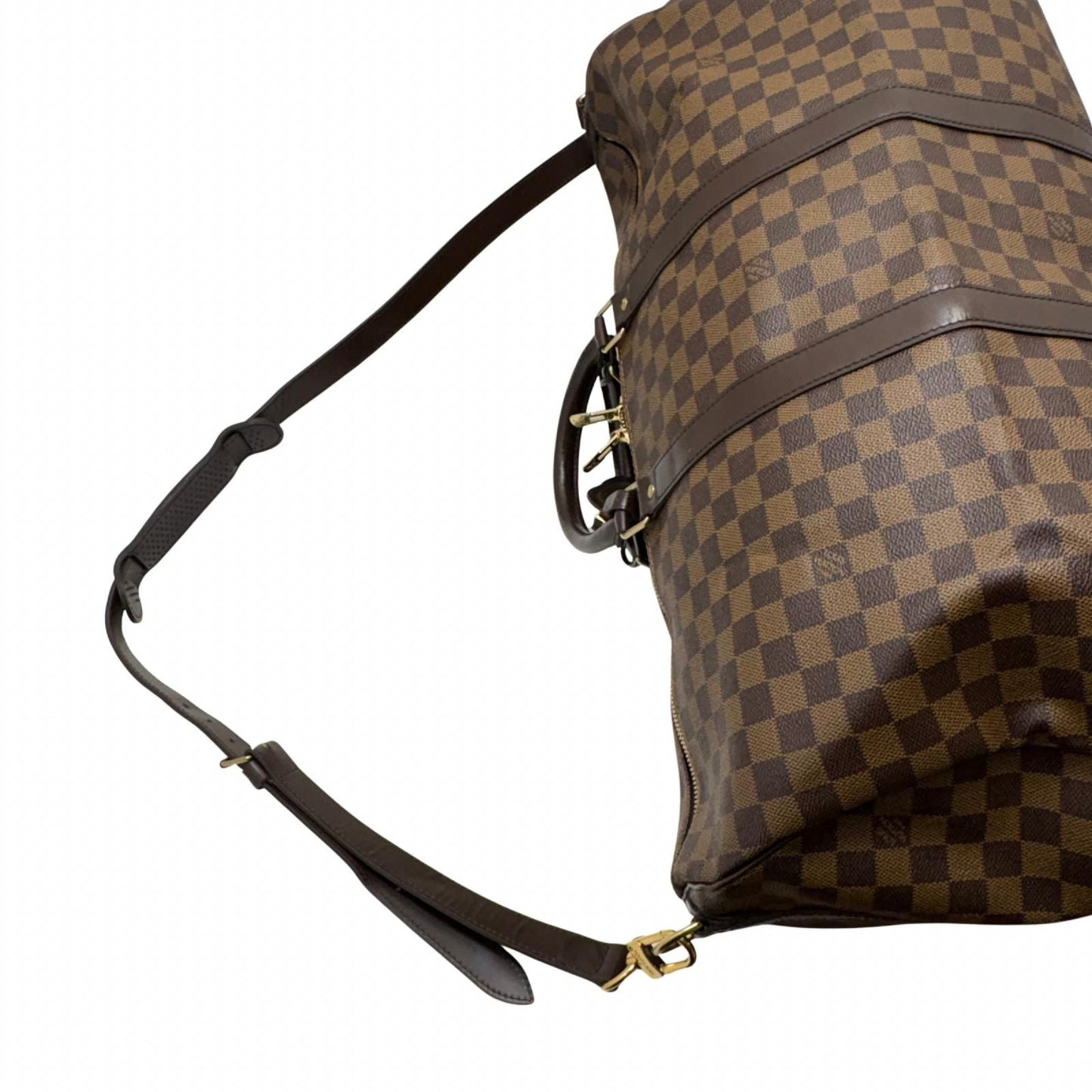 Louis Vuitton Keepall Bandouliere 55 Damier Boston Bag — view 4