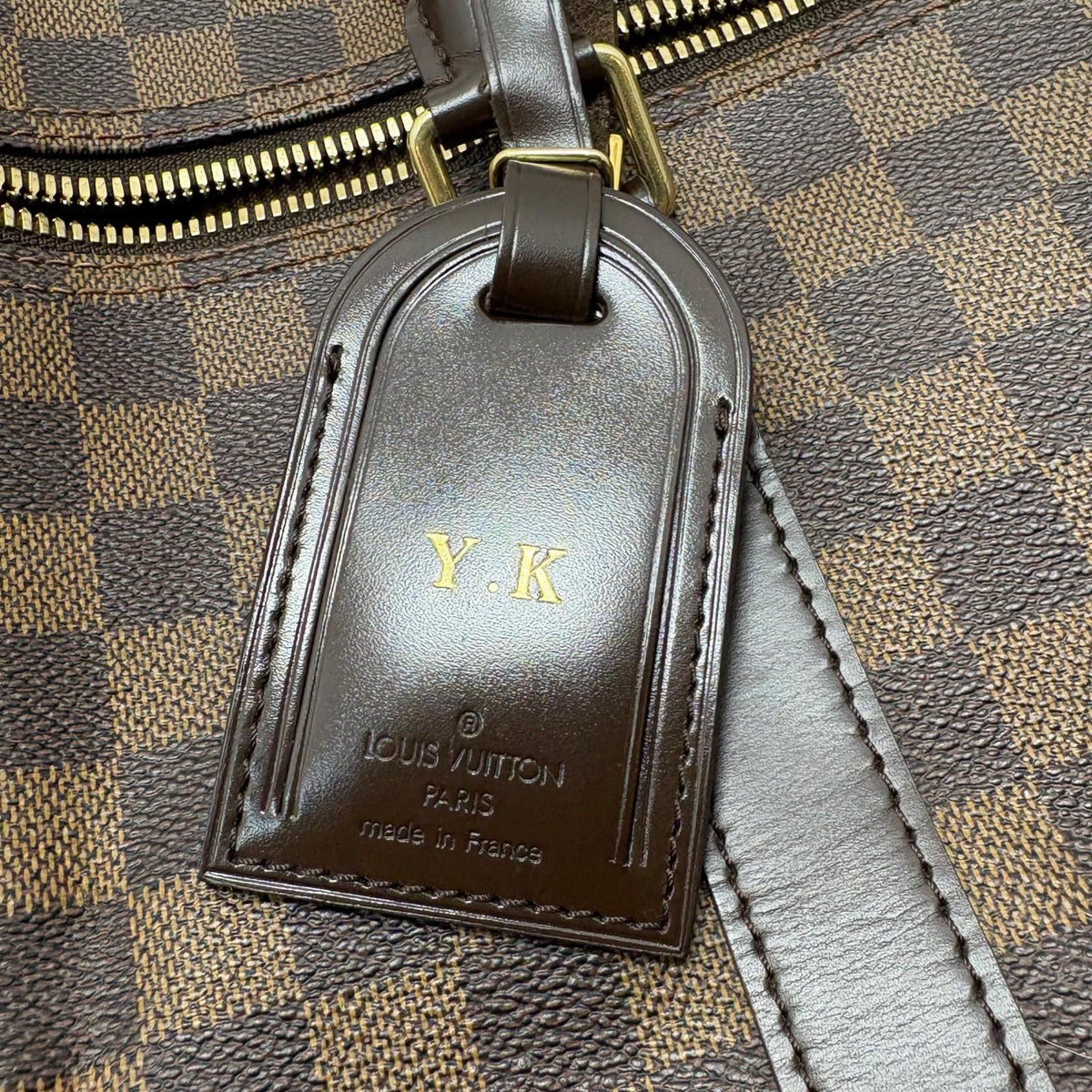 Louis Vuitton Keepall Bandouliere 55 Damier Boston Bag — view 8