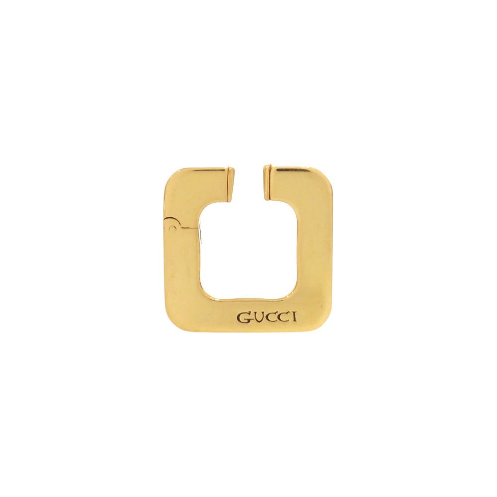 Gucci Square Ear Cuff Gold Metal Earrings