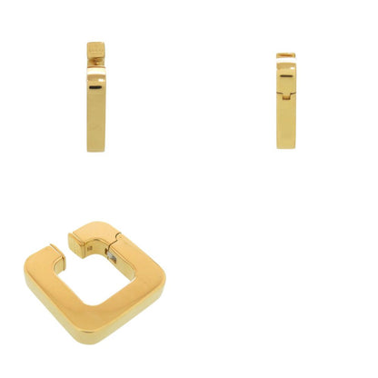 Gucci Square Ear Cuff Gold Metal Earrings — view 5