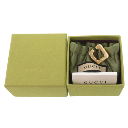 Gucci Square Ear Cuff Gold Metal Earrings — view 2