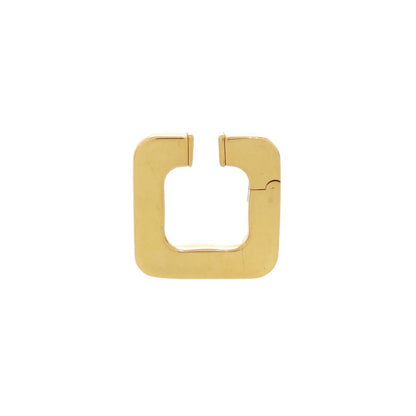 Gucci Square Ear Cuff Gold Metal Earrings — view 3