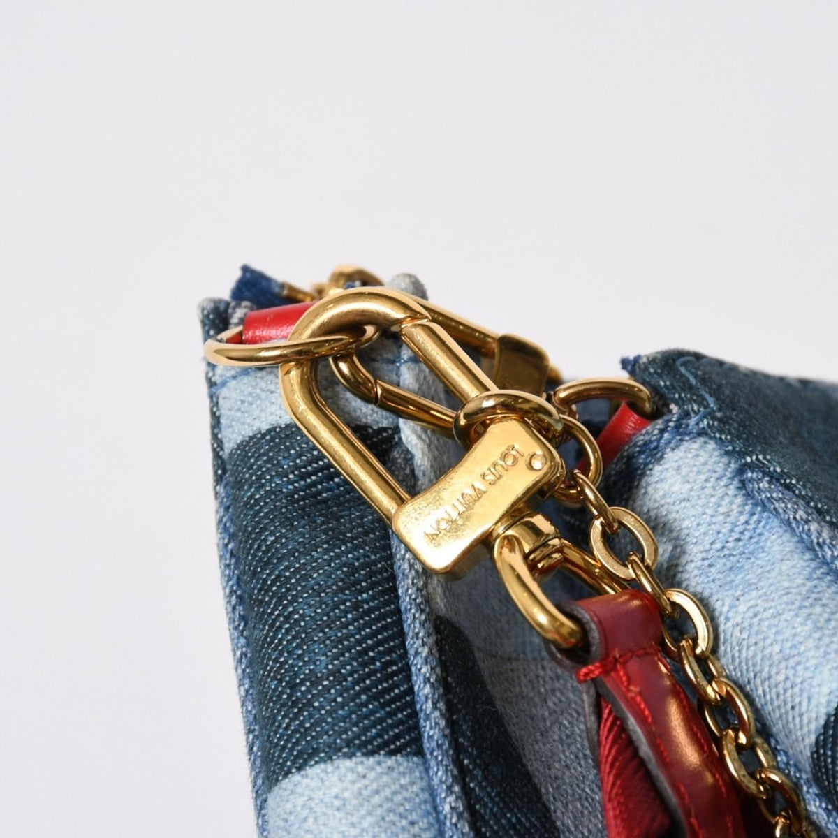Louis Vuitton Multi Pochette Accessoires Pouch Denim Monogram — view 4
