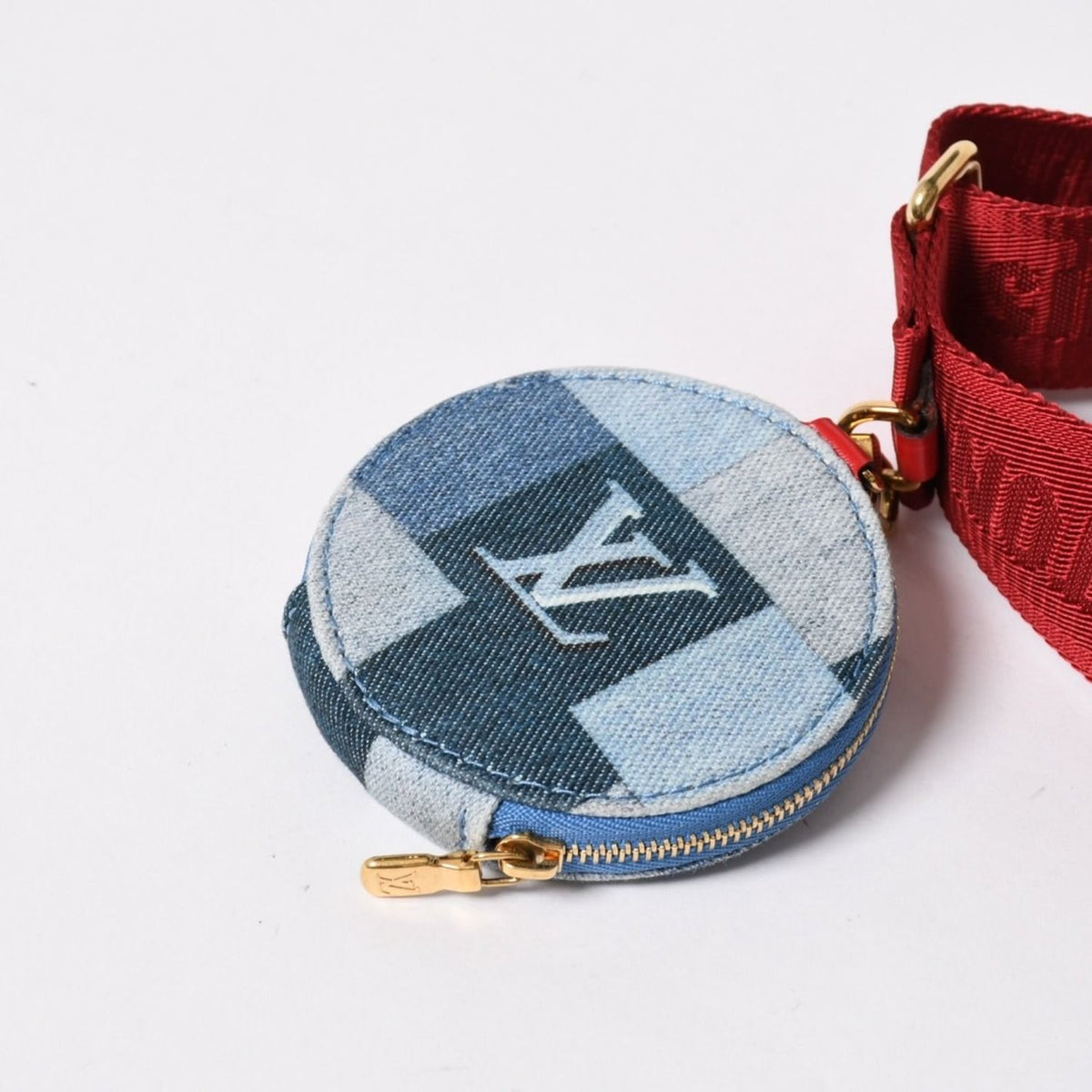 Louis Vuitton Multi Pochette Accessoires Pouch Denim Monogram — view 8