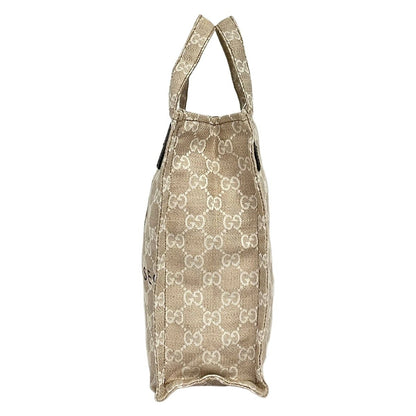 Gucci Tote Museo Beige Ivory Dark Brown Limited Edition Leather — view 2