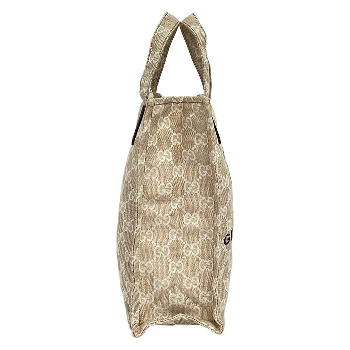 Gucci Tote Museo Beige Ivory Dark Brown Limited Edition Leather — view 4
