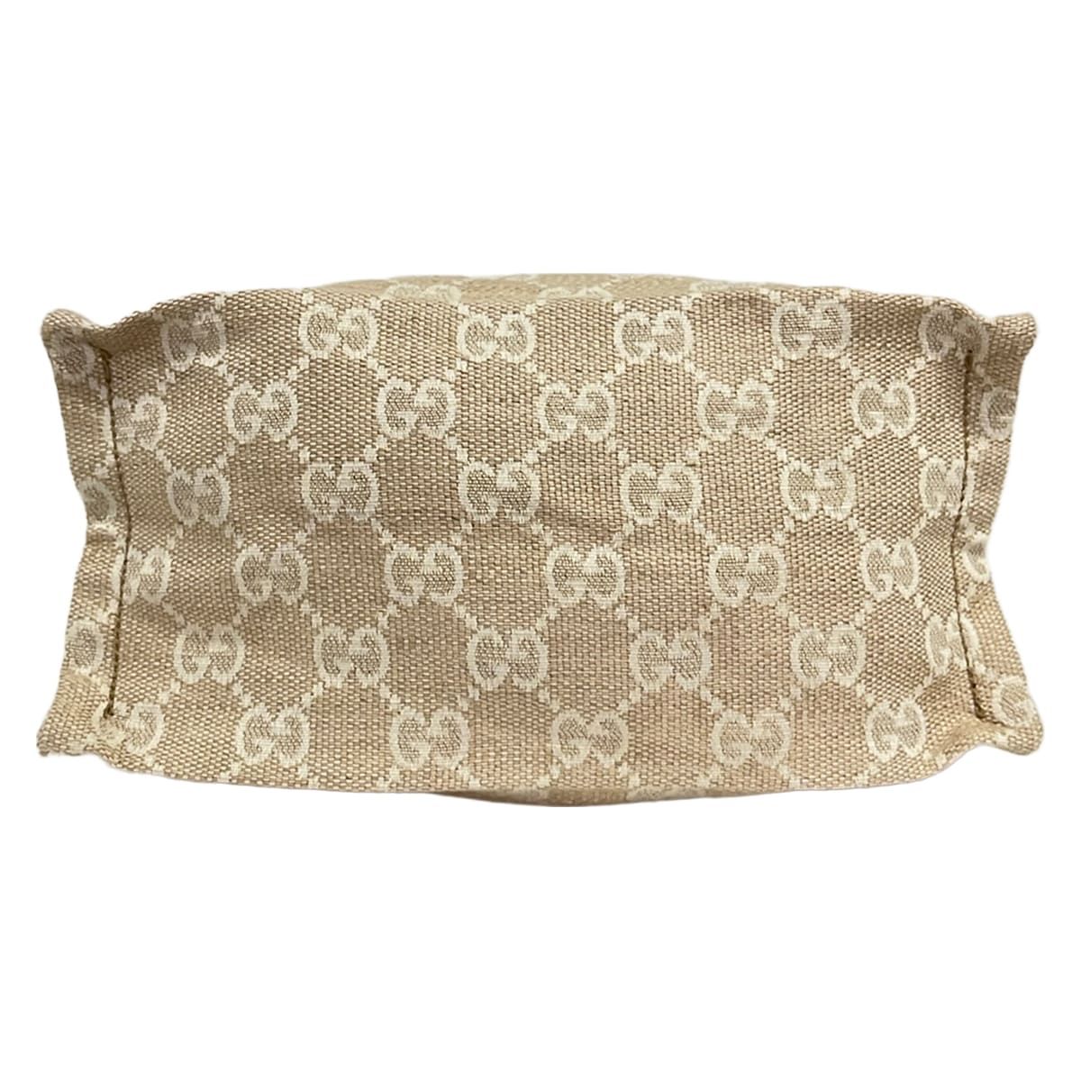 Gucci Tote Museo Beige Ivory Dark Brown Limited Edition Leather — view 5