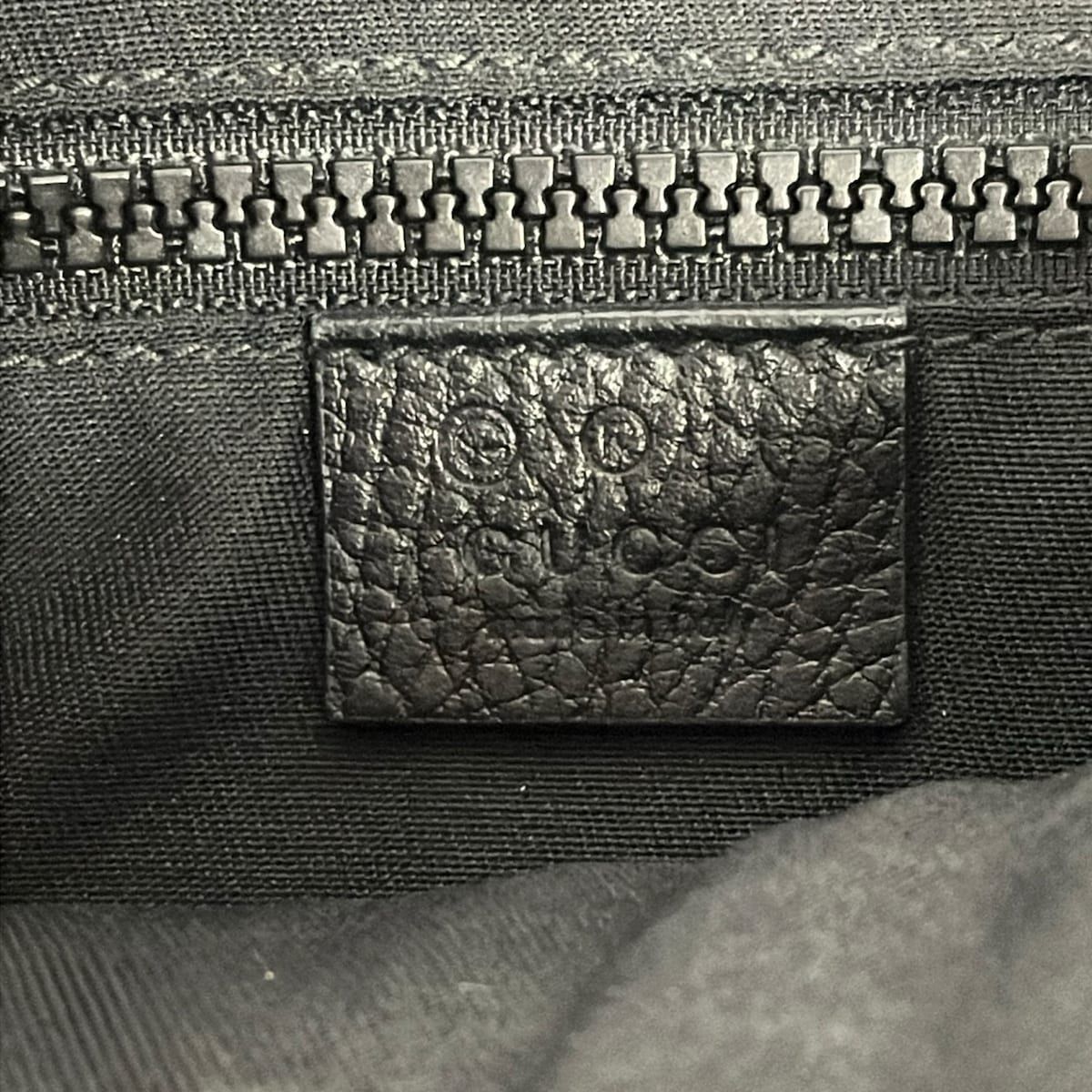 Gucci Shoulder Bag GG Pattern Black Leather — view 8