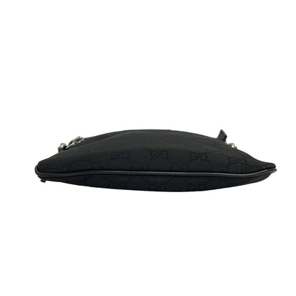 Gucci Shoulder Bag GG Pattern Black Leather — view 5