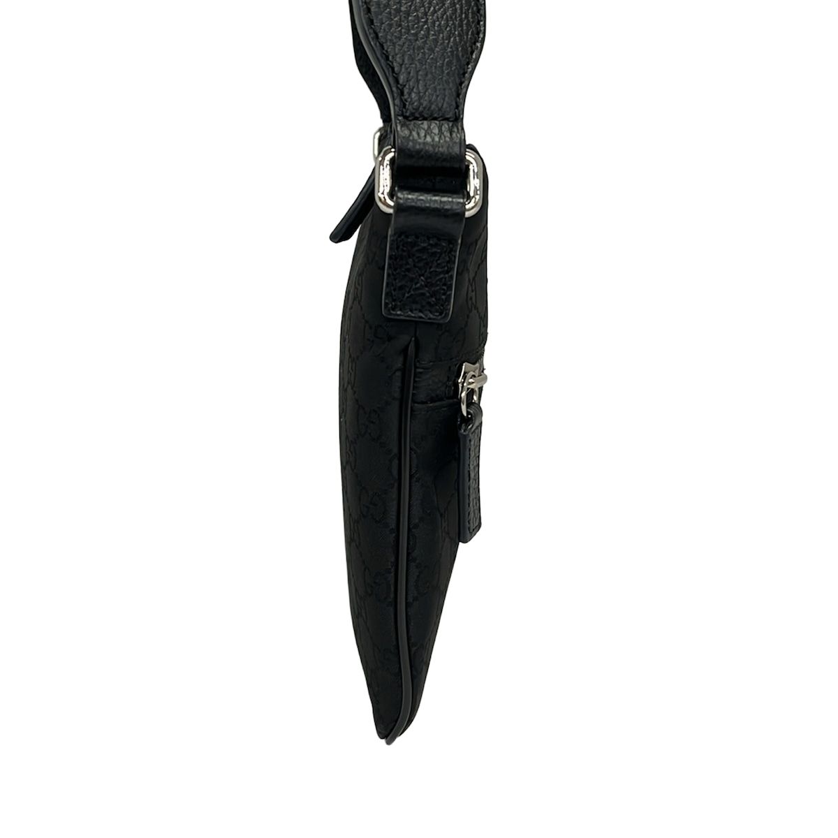 Gucci Shoulder Bag GG Pattern Black Leather — view 4
