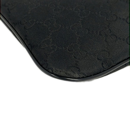 Gucci Shoulder Bag GG Pattern Black Leather — view 6