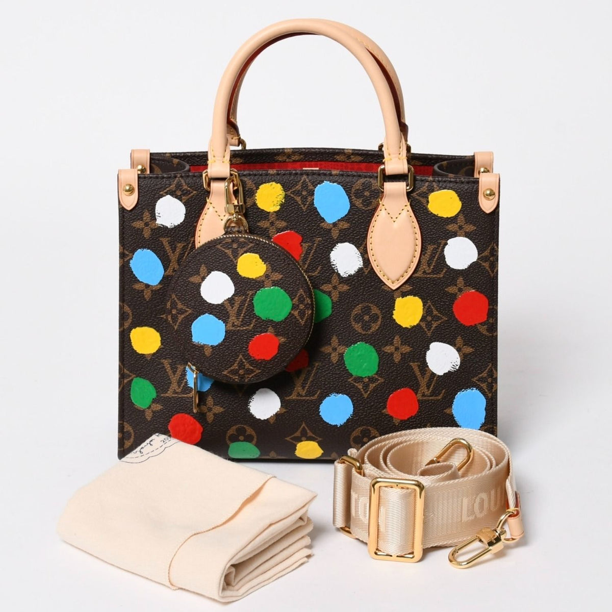 Louis Vuitton Onsago PM Yayoi Kusama Monogram 2-Way Shoulder Bag