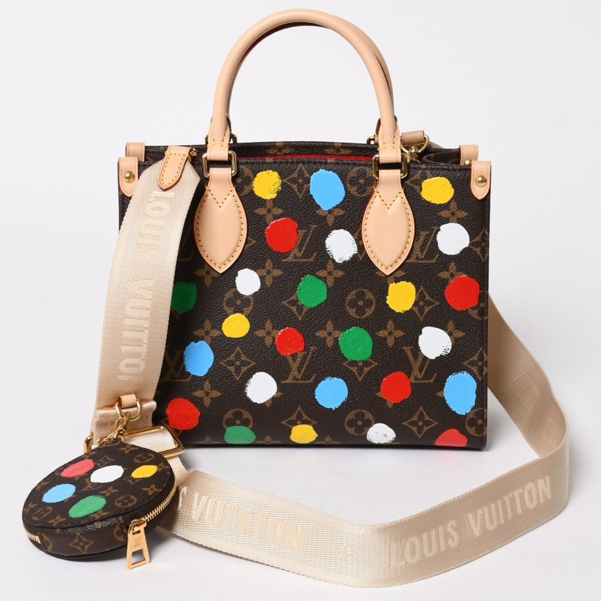 Louis Vuitton Onsago PM Yayoi Kusama Monogram 2-Way Shoulder Bag — view 4