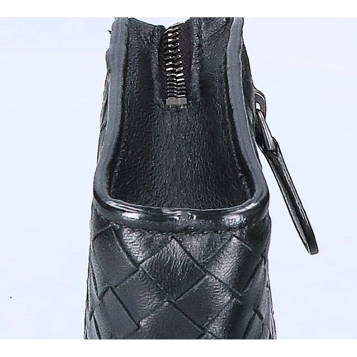 Bottega Veneta Leather Intrecciato Clutch — view 7