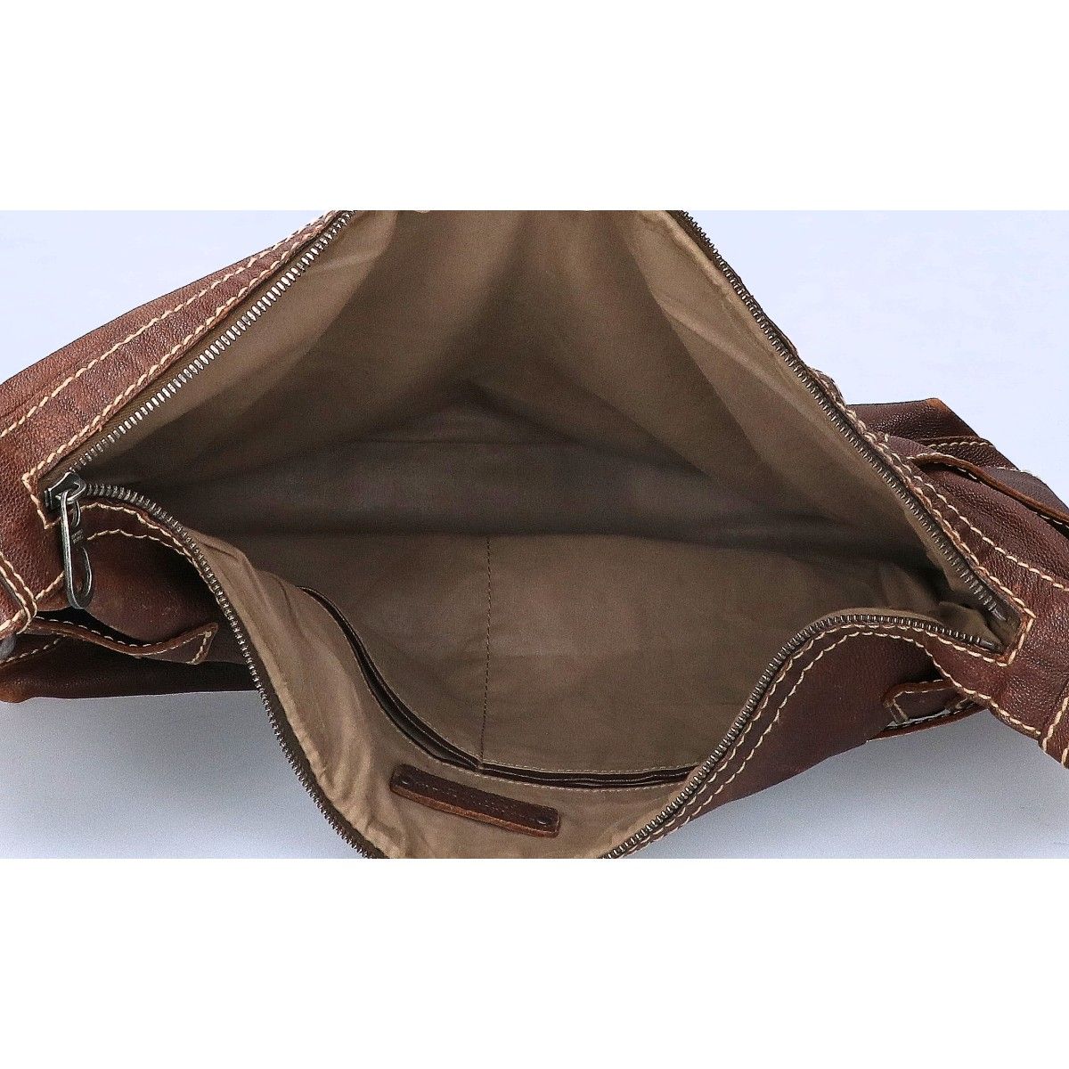 Bottega Veneta Leather Shoulder Bag Brown — view 6