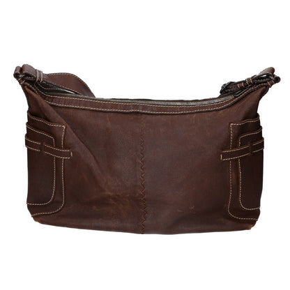 Bottega Veneta Leather Shoulder Bag Brown — view 3