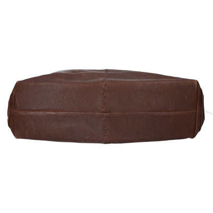 Bottega Veneta Leather Shoulder Bag Brown — view 5