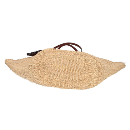 Loewe Elephant Grass & Calfskin Shell Basket Bag — view 5