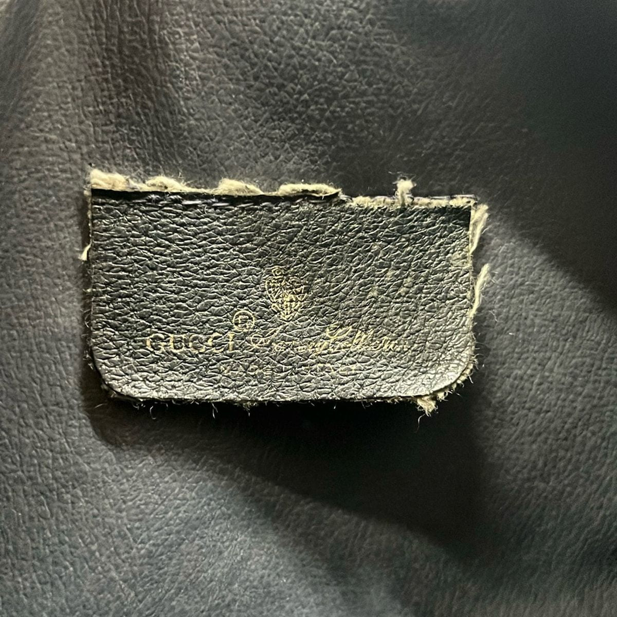 Gucci Handbag Collection GG Plus Supreme Ivory Dark Navy Red Leather — view 8