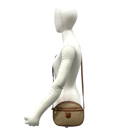 Celine Vintage Macadam Blason Triomphe Logo Leather Mini Shoulder Bag Pochette — view 2