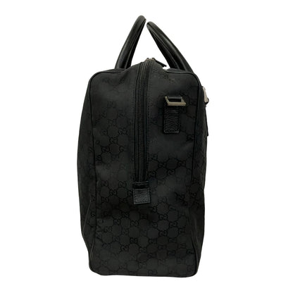 Gucci Boston Bag GG Pattern Black No Lock Leather — view 2