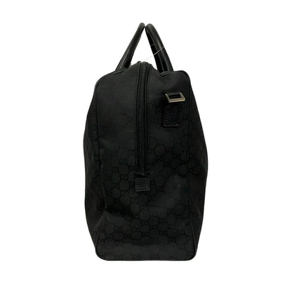 Gucci Boston Bag GG Pattern Black No Lock Leather — view 4