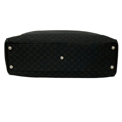 Gucci Boston Bag GG Pattern Black No Lock Leather — view 5