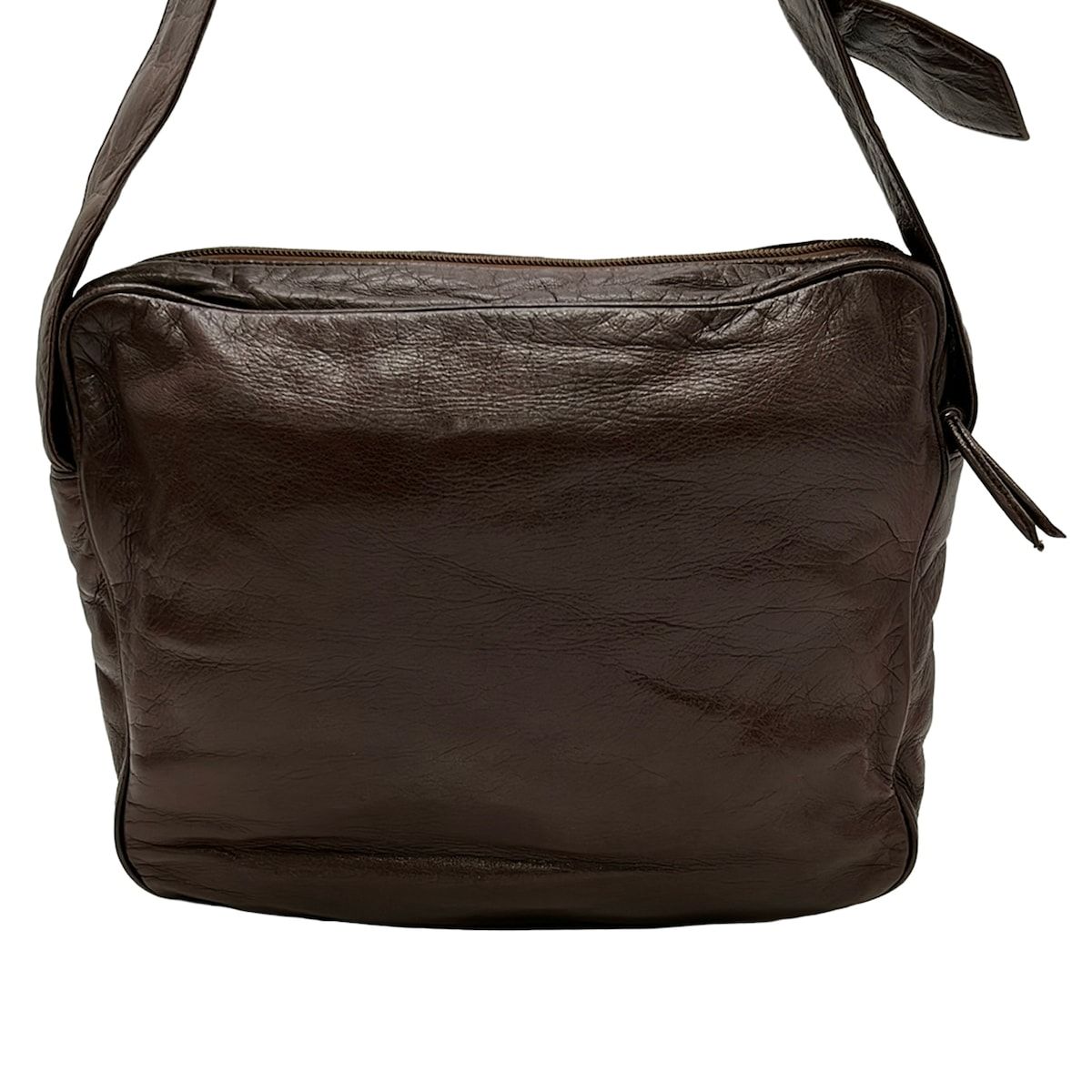 Loewe Shoulder Bag Dark Brown Anagram Leather — view 3