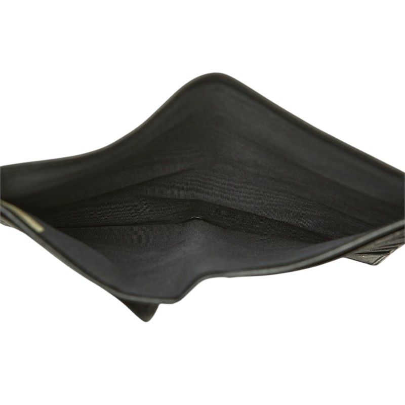Chanel Bicolor Billfold Wallet Black Lambskin — view 7