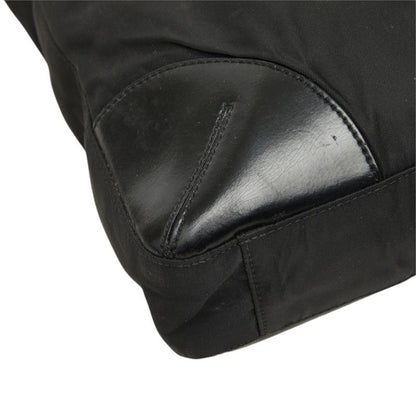 Prada Tote Shoulder Bag Black Nylon Leather — view 5