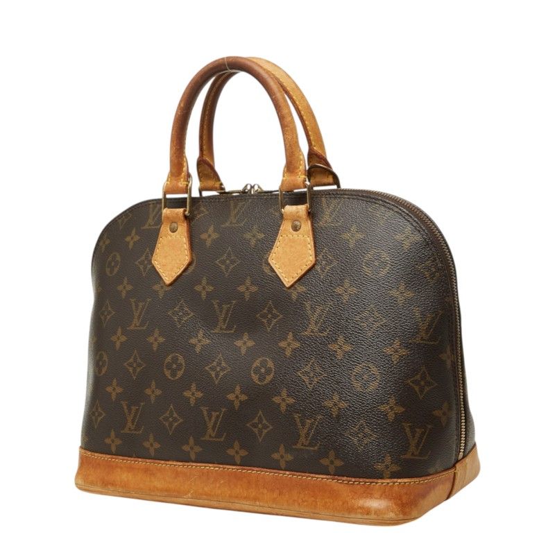 Louis Vuitton Monogram Alma PM Vintage Handbag Brown Leather — view 2