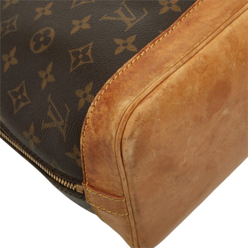 Louis Vuitton Monogram Alma PM Vintage Handbag Brown Leather — view 7