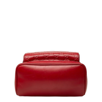 Gucci Guccissima Backpack Red Leather — view 3