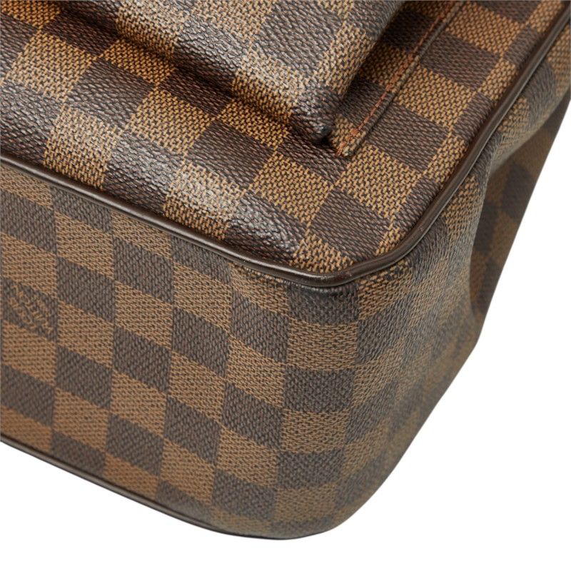 Louis Vuitton Damier Uzes Tote Shoulder Bag Brown Leather — view 4