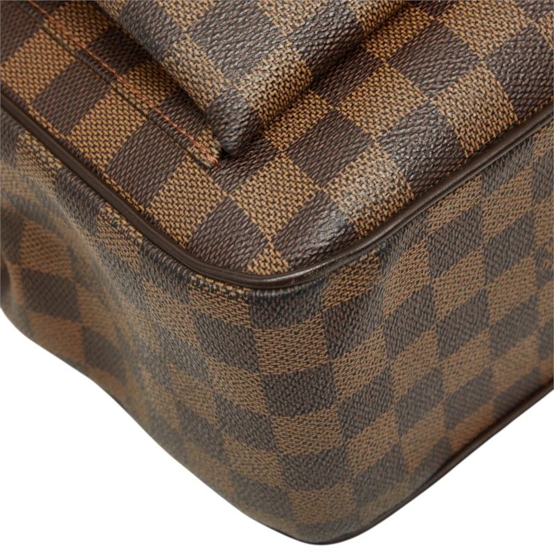 Louis Vuitton Damier Uzes Tote Shoulder Bag Brown Leather — view 5