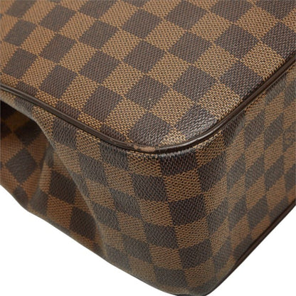 Louis Vuitton Damier Uzes Tote Shoulder Bag Brown Leather — view 7