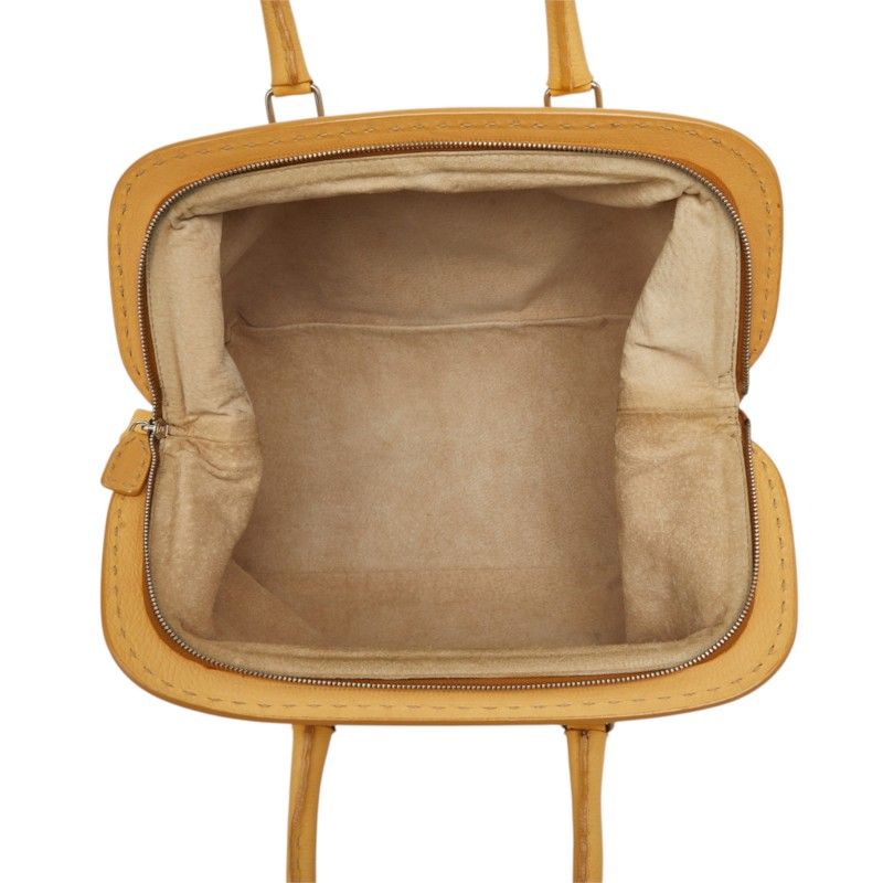 Fendi Selleria Doctor's Tote Beige Leather — view 8