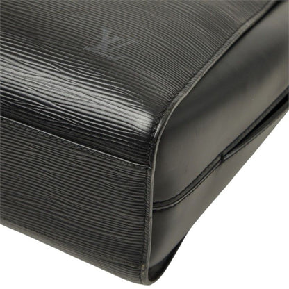 Louis Vuitton Epi Duplex Tote Shoulder Bag Noir Black Leather — view 4