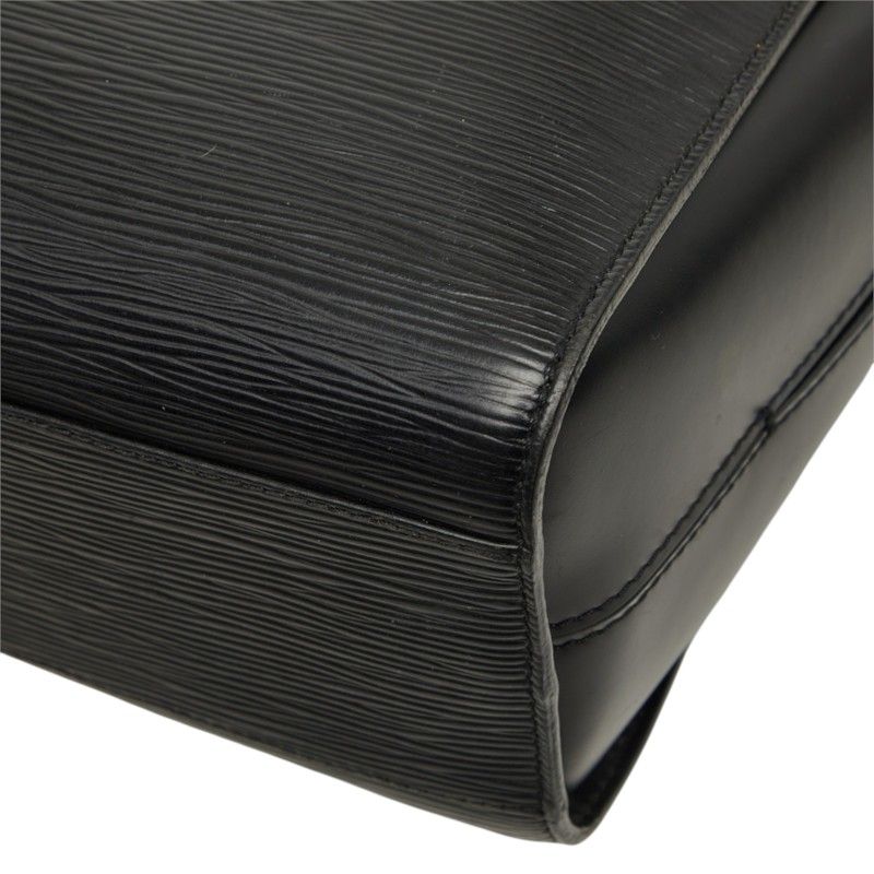 Louis Vuitton Epi Duplex Tote Shoulder Bag Noir Black Leather — view 6