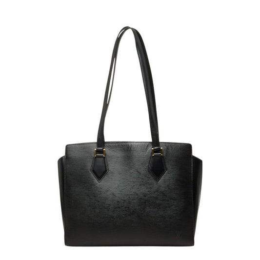 Louis Vuitton Epi Duplex Tote Shoulder Bag Noir Black Leather