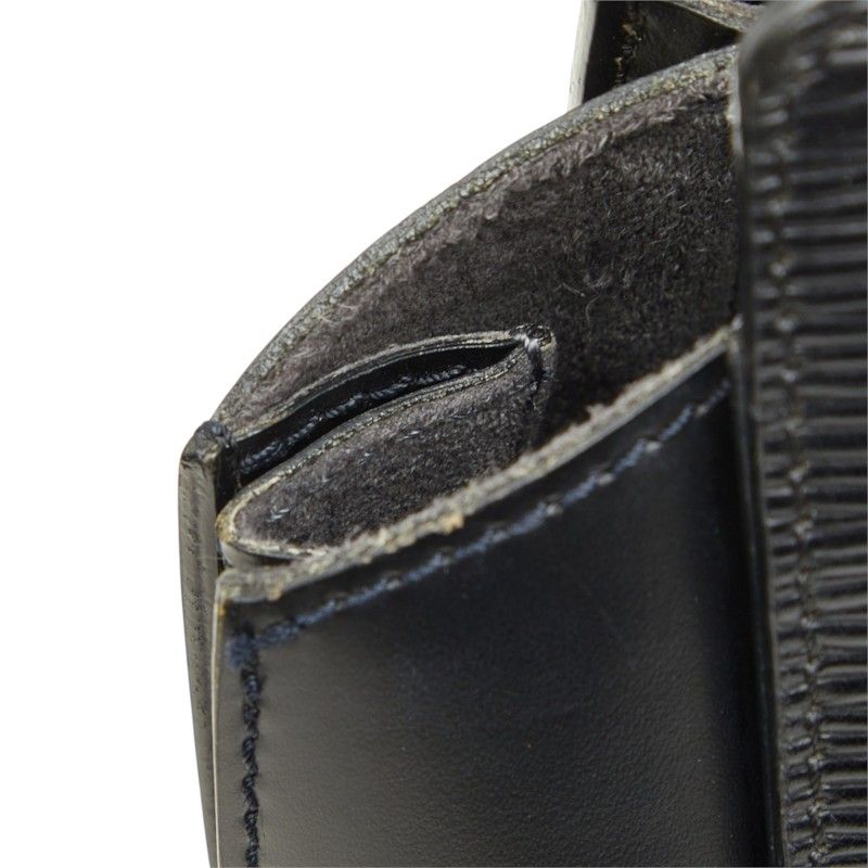 Louis Vuitton Epi Duplex Tote Shoulder Bag Noir Black Leather — view 8